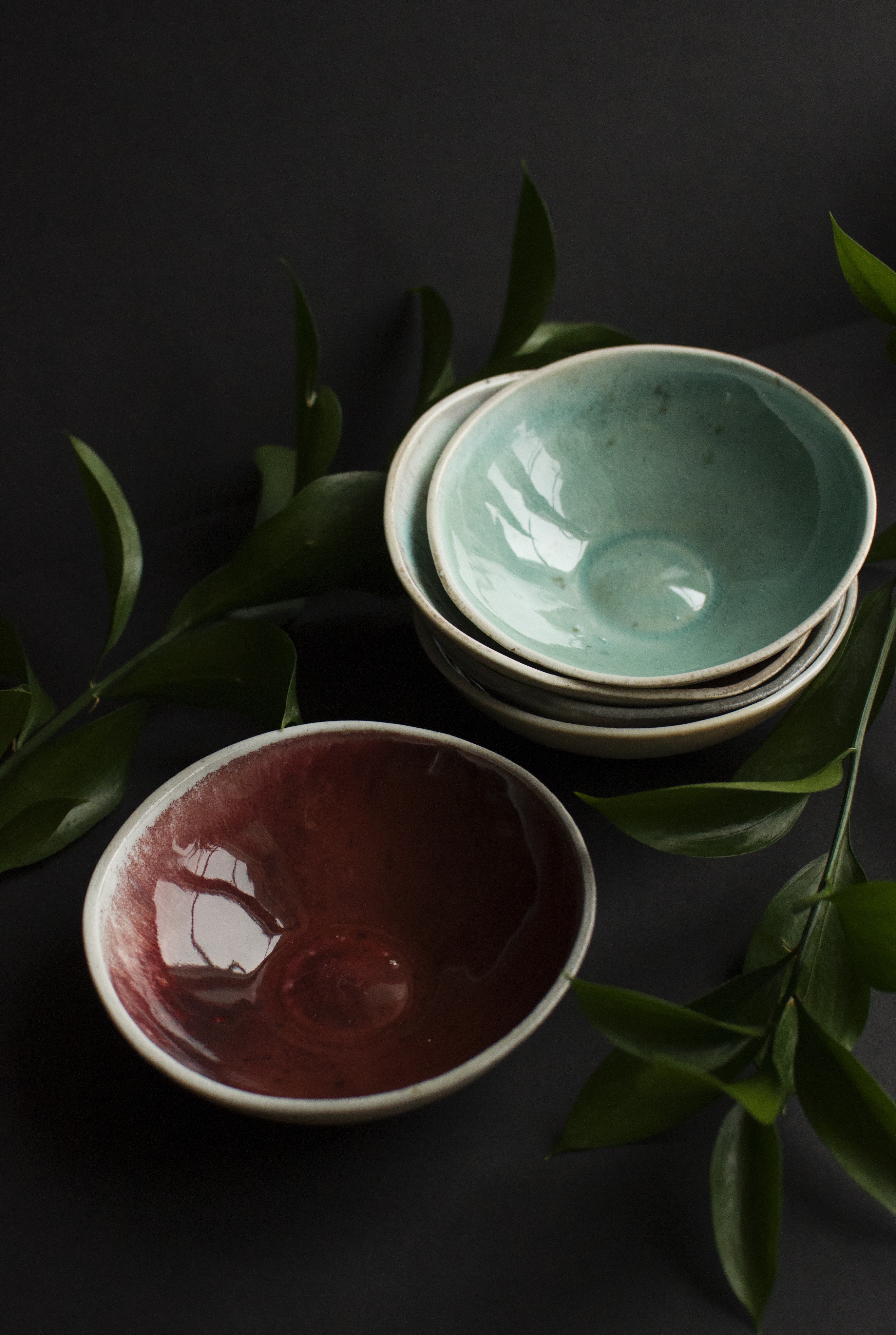 Wood fired bowls 2017 Porcelain