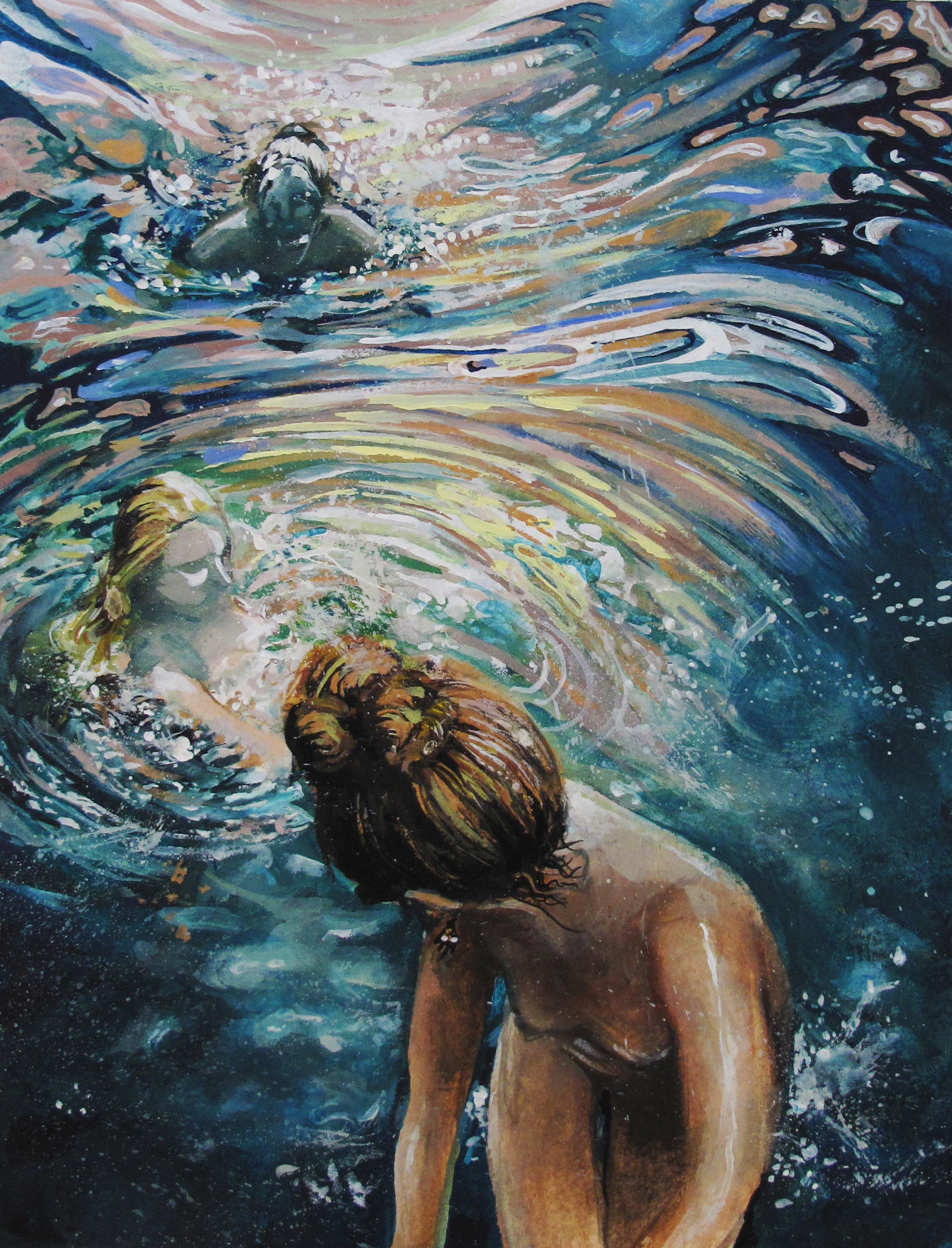 Alastomien naisten uintikerho // Watercolor 2014